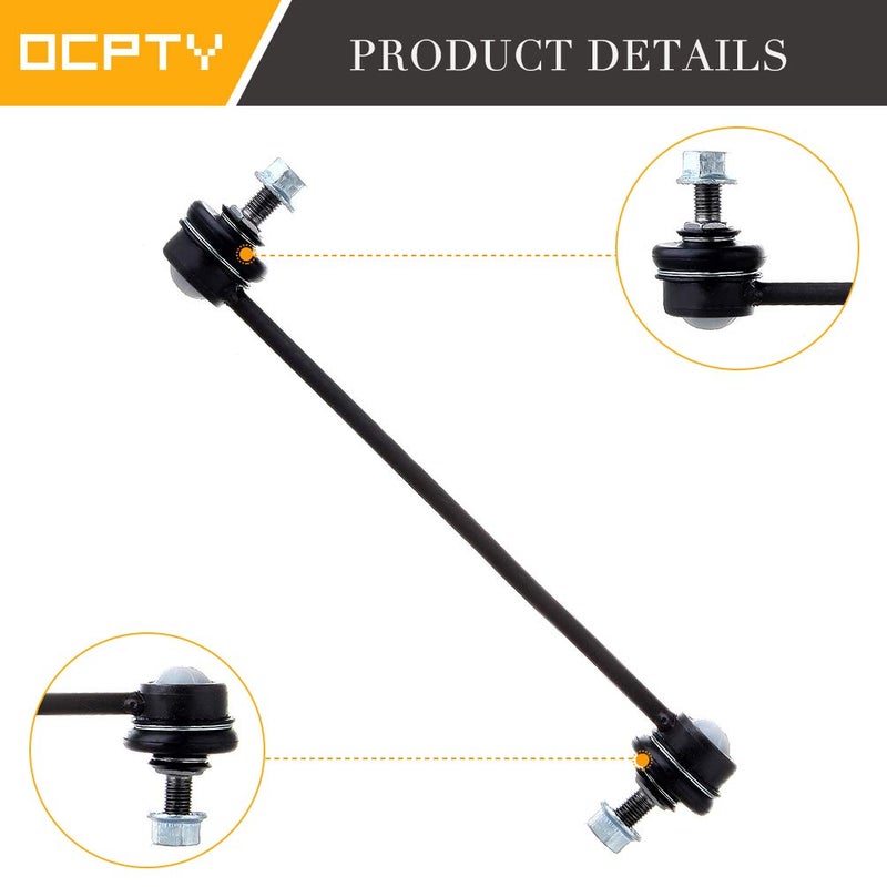 OCPTY - New 2-Piece fit for 2004 2005 2006 2007 2008 2009 2010 2011 for Chevrolet Aveo Aveo5 for Pontiac G3-2 Front Stabilizer Sway Bar End Links Driver and Passenger Side K80502 - Image 3